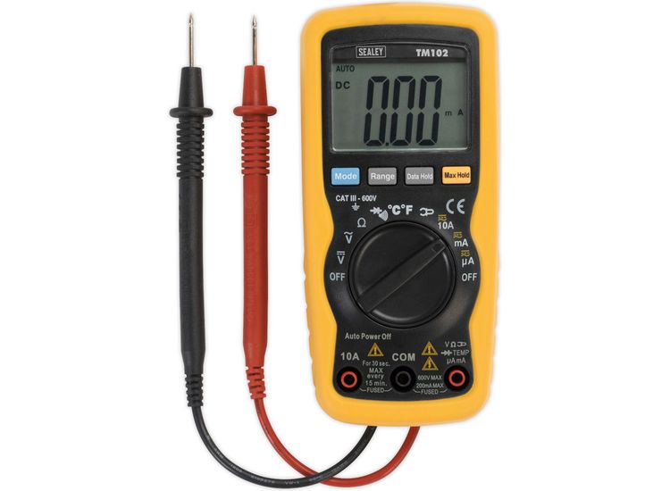 Sealey TM102 Professional Auto-Ranging Digital Multimeter - 8 Function