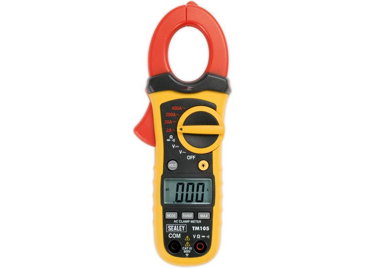 Sealey TM105 Professional Auto-Ranging Digital Clamp Meter NCVD - 6 Function
