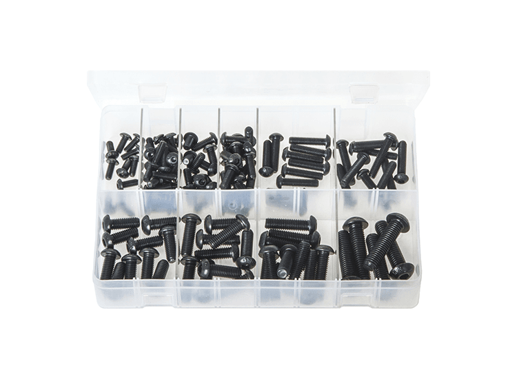 Socket Screws, Button Head - Metric Black