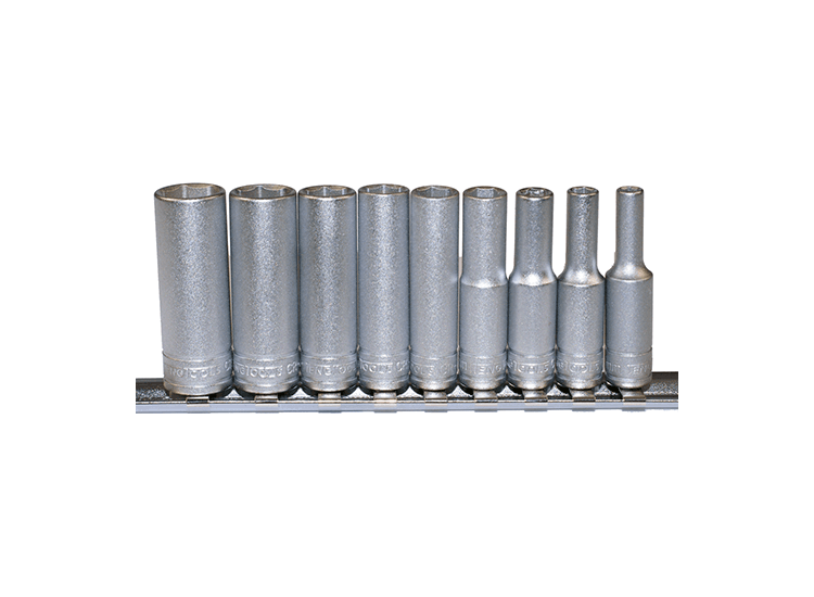TENG TOOLS 1/4" Drive Deep Socket Set - 6 Point