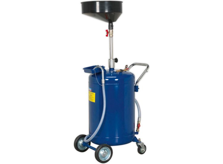 Sealey AK458DX Mobile Oil Drainer 110ltr Air Discharge