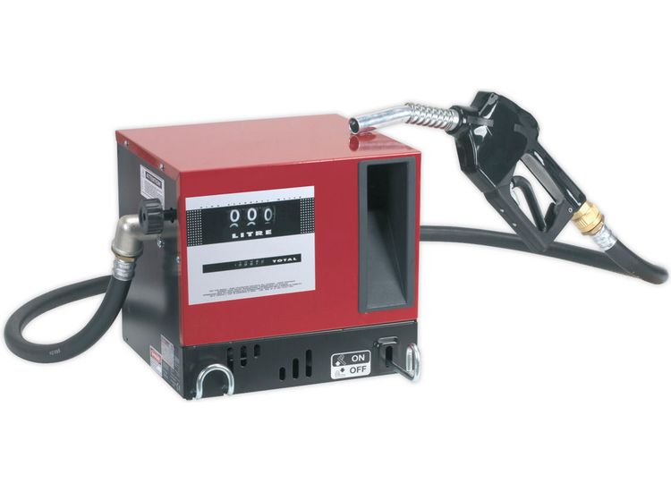 Sealey TP955 Diesel/Fluid Transfer System 56ltr/min Wall Mounting with Meter 230V