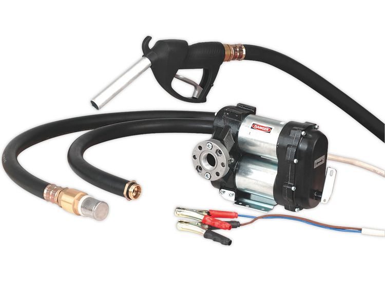 Sealey TP98 Diesel &amp; Fluid Transfer Pump 12V High Flow