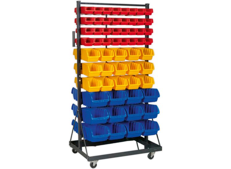Sealey TPS118 Mobile Bin Storage System 118 Bin