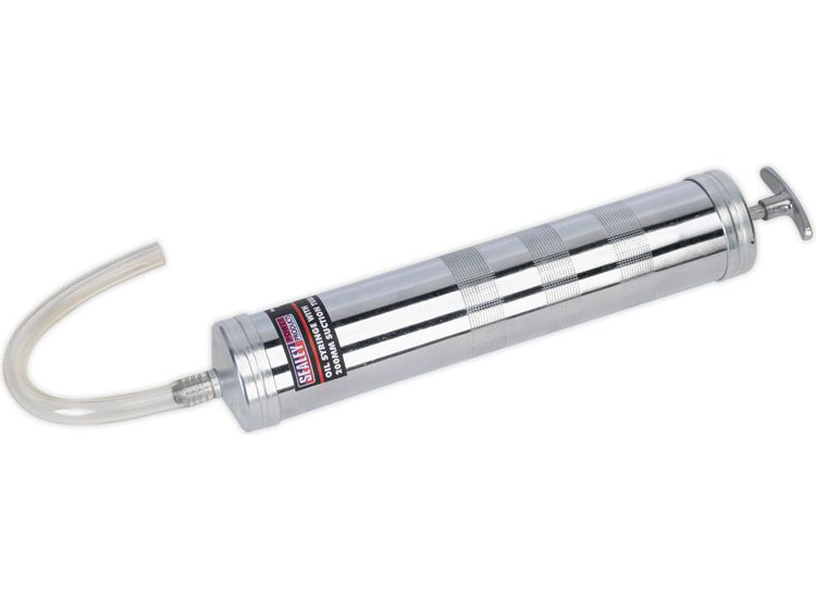Sealey AK46 Oil Suction Syringe 500ml Metal Body