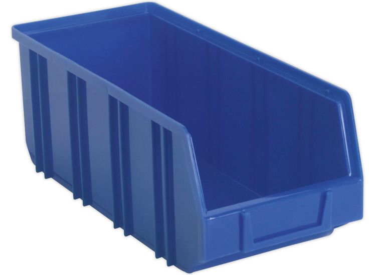 Sealey TPS3D Plastic Storage Bin Deep 145 x 335 x 125mm Blue Pack of 16