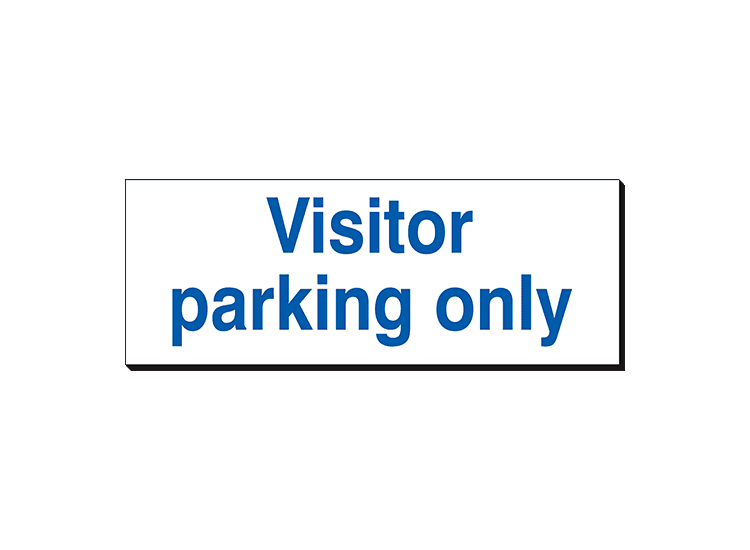 Visitor Parking Only - 360 x 120 mm
