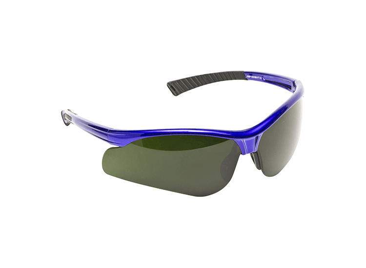 Wraparound Safety Spectacles with Rubber Nose Pads