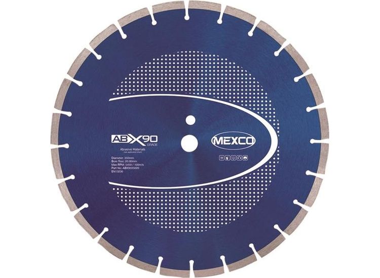 MEXCO Abrasive Materials X90 Grade Diamond Blade