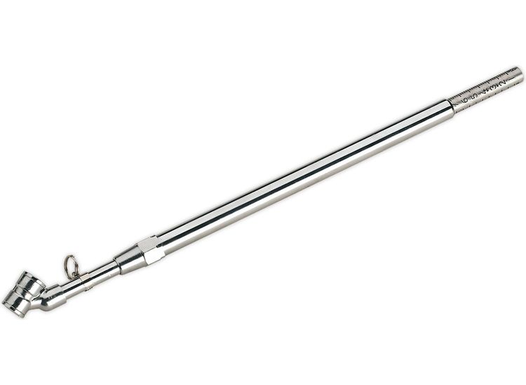 Sealey TST/PG3 Tyre Pressure Gauge Deluxe Twin Push-On Connector 0-11bar(0-160psi)