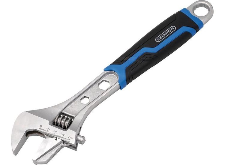 Draper 04300 Reversible Adjustable Wrench, 307mm