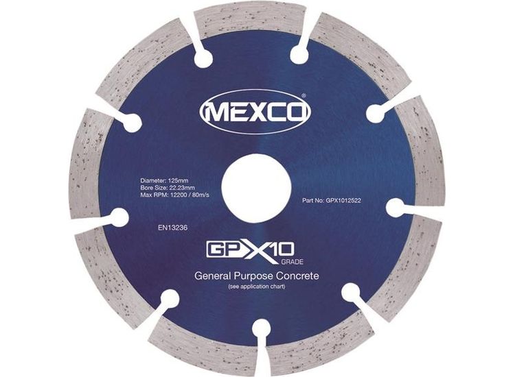 MEXCO GPX10 Concrete Diamond Blade