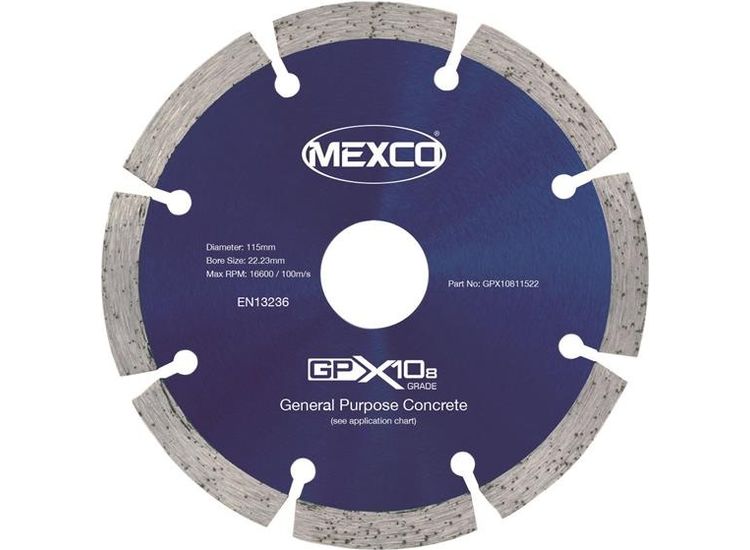 MEXCO GPX10-8 Concrete Diamond Blade