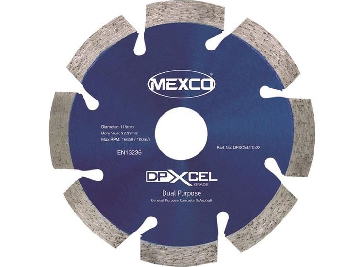 MEXCO XCEL Grade Dual Purpose Diamond Blade