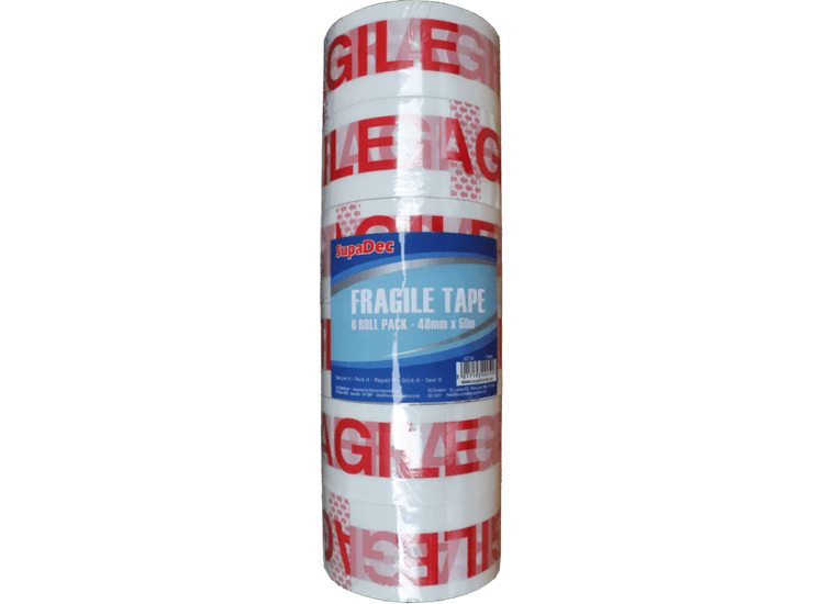 SupaDec FT4850 Fragile Tape 48mm X 50mtr