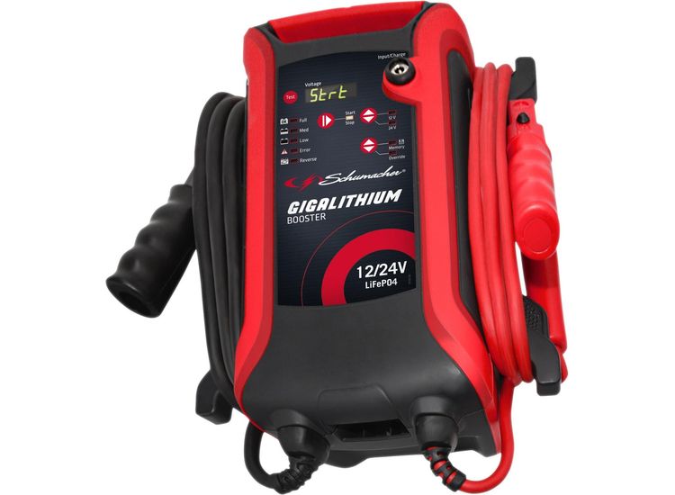 Draper 13757 Schumacher&amp;#174; GIGA 12/24V Lithium Booster, 2000/1000CA