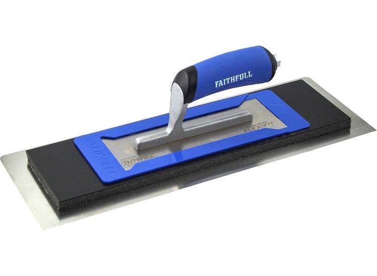 Faithfull FlexiFit Trowel Stainless Steel Blade Kit 16in (406mm)