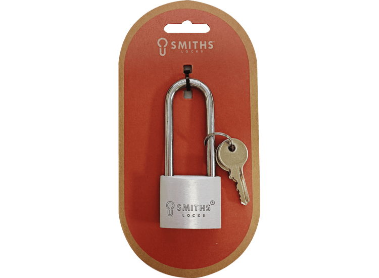 SMITHS SMT334 Aluminium Padlock Long Shackle