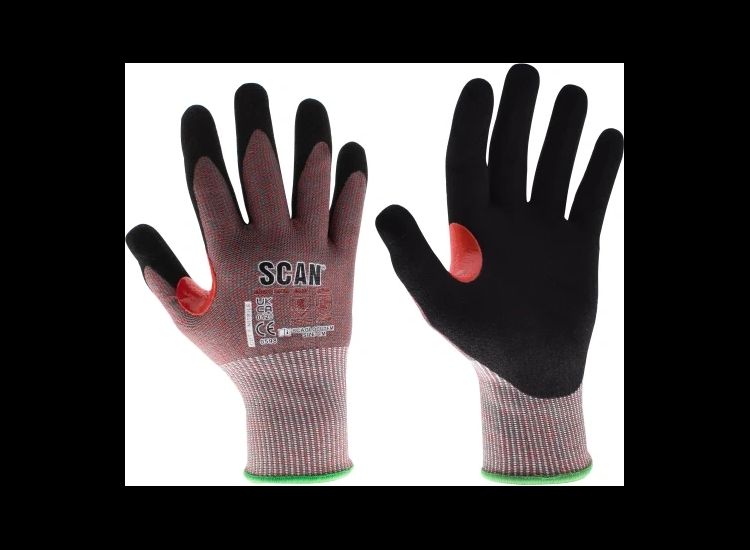 Scan Nitrile Palm Cut F Gloves