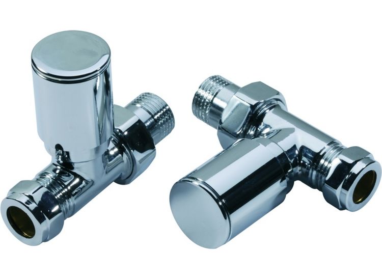 Kartell KART-STR M/Chrome Radiator Valve Strght Pr