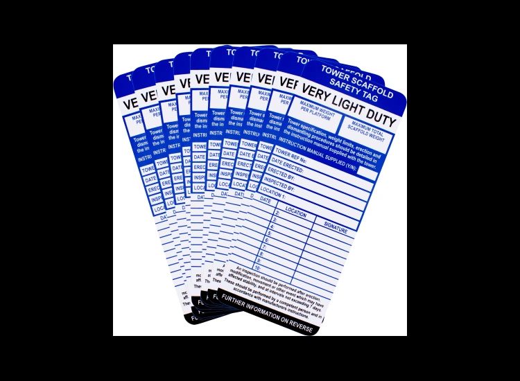 Scan Tower Tag Inserts Pack Of 10