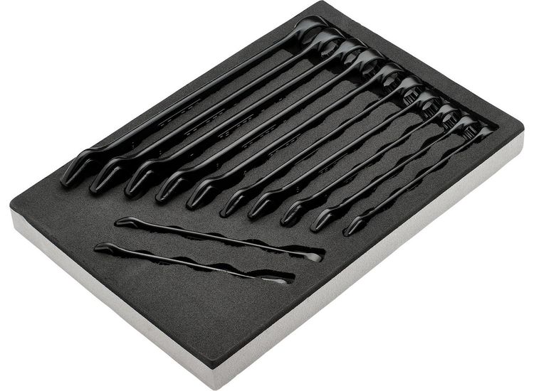 Draper 07143 Draper Expert HI-TORQ&amp;#174; Metric Combination Spanner Set in EVA Foam Tray (12 Piece)