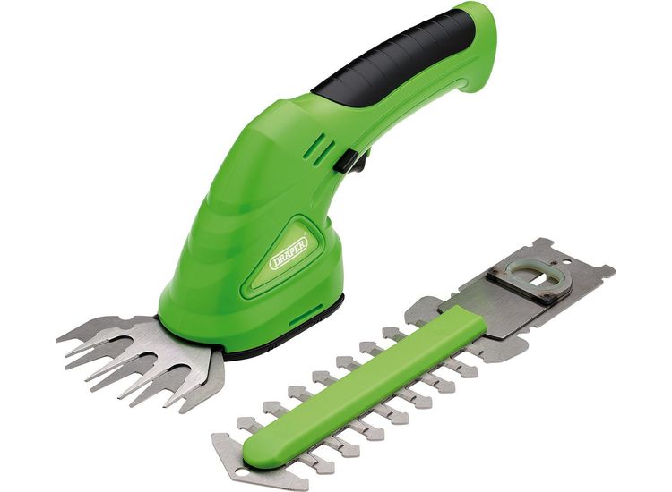 Draper 22403 7.2V Cordless Grass and Hedge Shear Kit (4 Piece)