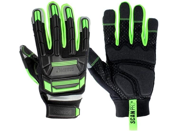 Scan Anti Impact Synthetic Leather &amp; Polymer Gloves