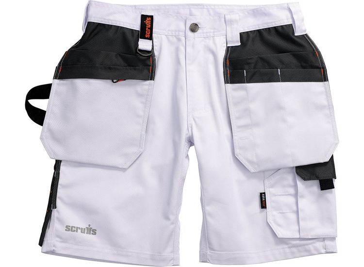 Scruffs Worker Plus Holster Shorts White