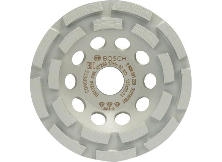 Bosch Powertool Accessories Best for Concrete Diamond Grinding Head 125mm