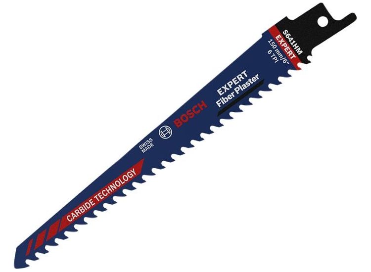 Bosch Powertool Accessories EXPERT Fibre Plaster S641HM Reciprocating Blade 150mm x 6 TPI