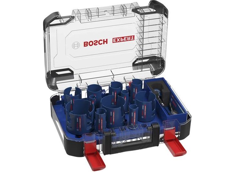 Bosch Powertool Accessories EXPERT Multi Material PC Plus Hole Saw Set, 15 Piece