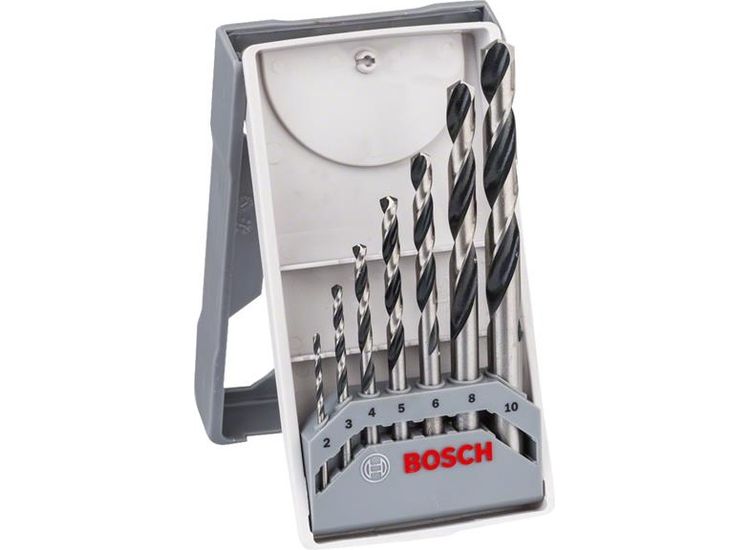 Bosch Powertool Accessories HSS Twist PointTeQ Drill Bit Set, 7 Piece