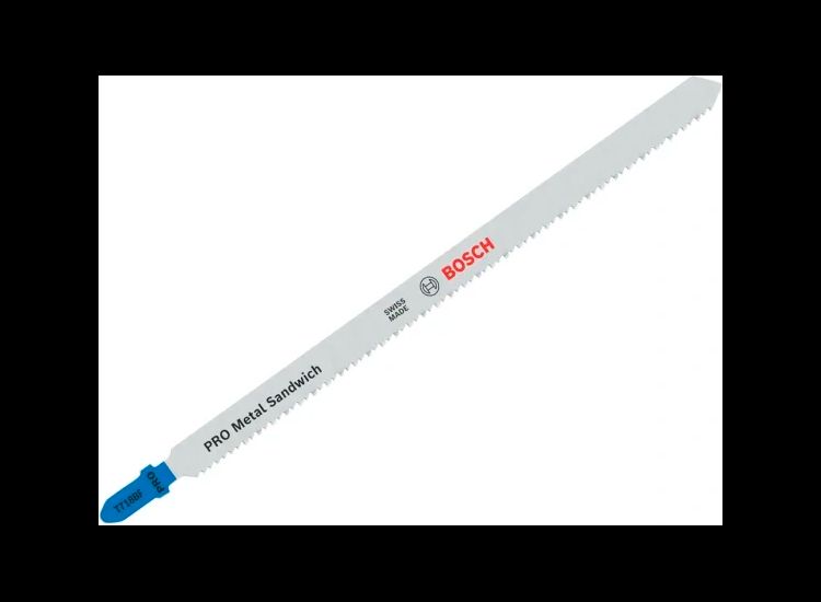 Bosch Powertool Accessories PRO Metal Sandwich T718BF Jigsaw Blade 180mm Pack of 5