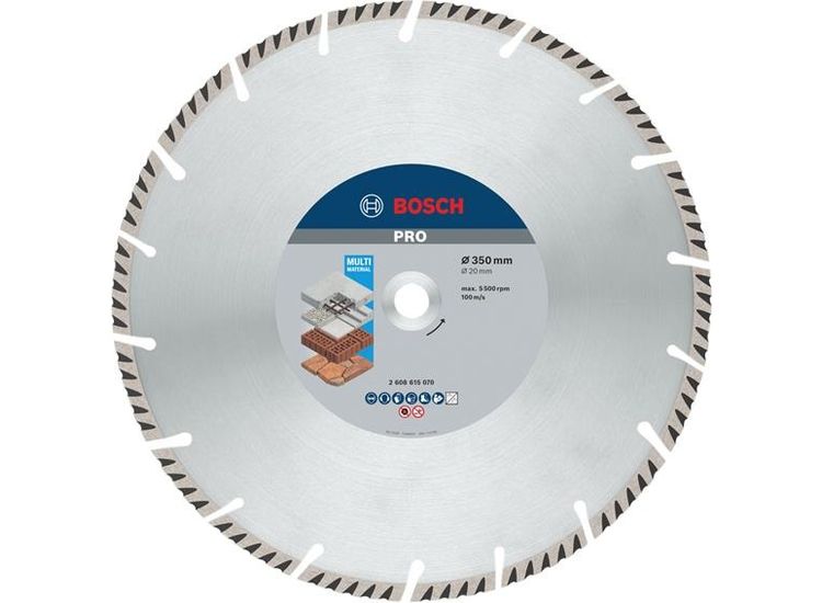 Bosch Powertool Accessories PRO Multi Material Diamond Cutting Disc 350 x 20mm
