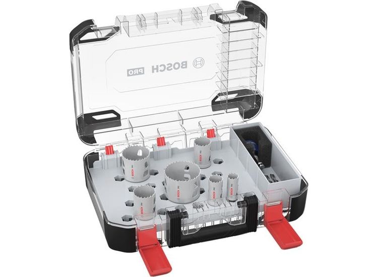 Bosch Powertool Accessories PRO Multi Material PC Plus Hole Saw Set, 9 Piece