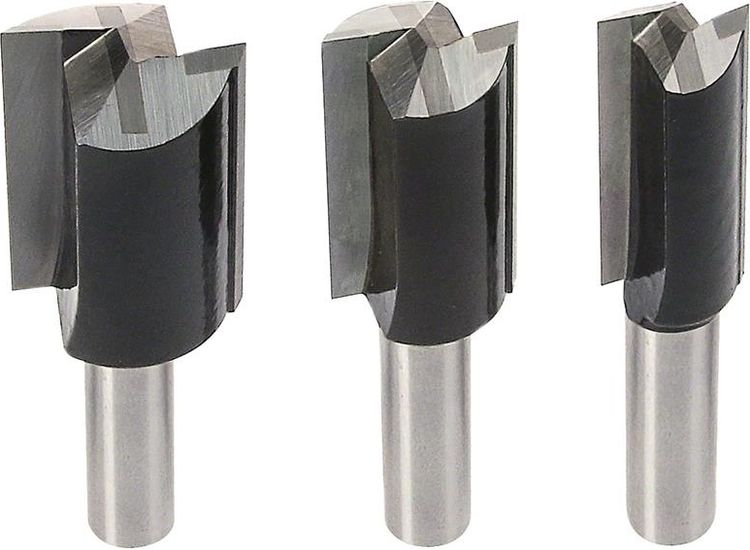 Bosch Powertool Accessories PRO Router Bit Straight Set, 6 Piece