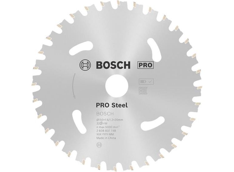 Bosch Powertool Accessories PRO Steel Cordless Circular Saw Blade