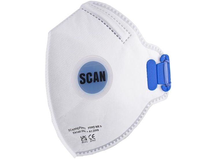 Scan Fold Flat Valved Disposable Masks FFP2