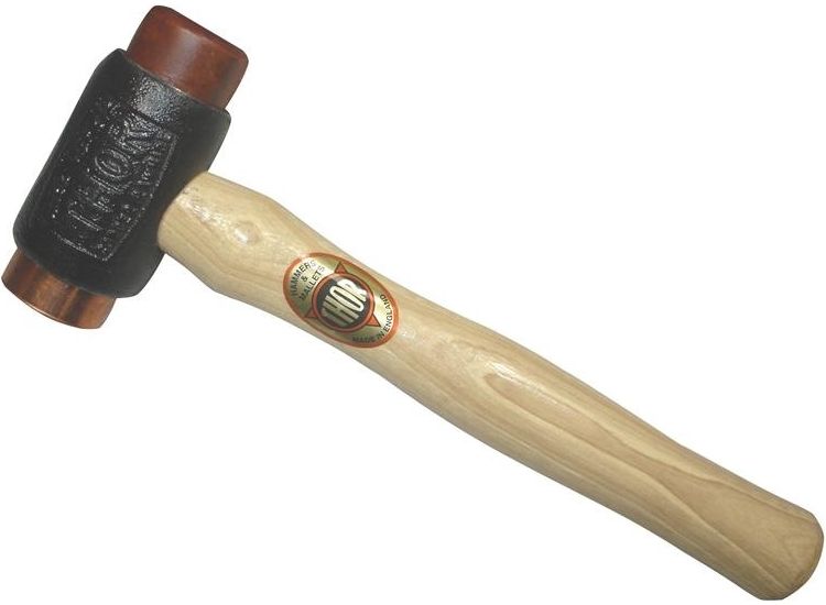 Thor Copper / Hide Hammer - Branded Head Size 2 (38mm) 1070g