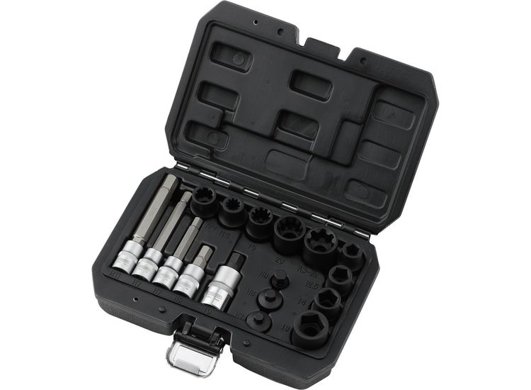 Draper 07114 Brake Caliper Socket and Bit Set (17 Piece)