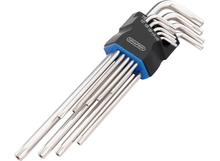Draper 12813 Draper TX-STAR&amp;#174; Extra Long Arm Security Key Set (9 Piece)