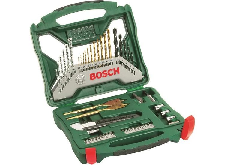 Bosch Powertool Accessories X-Line Titanium Drill and Screwdriver Bit Set, 50 Piece