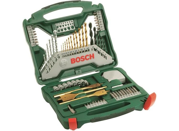 Bosch Powertool Accessories X-Line Titanium Drill and Screwdriver Bit Set, 70 Piece