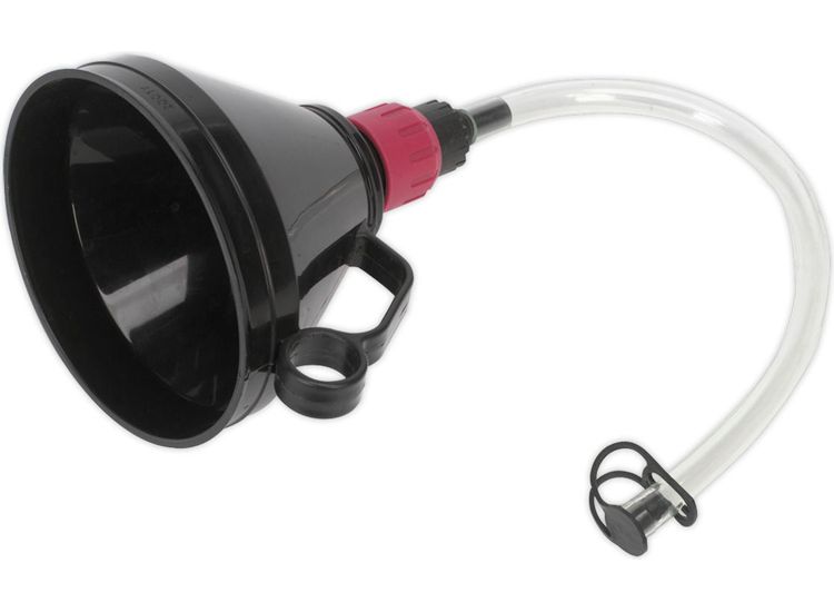 Sealey VFF1 Valved Funnel with Flexible Spout &amp;#8709;160mm
