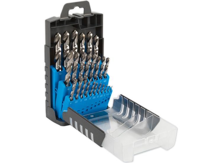 Sealey AK47251 HSS Split Point Fully Ground Drill Bit Set 25pc Metric