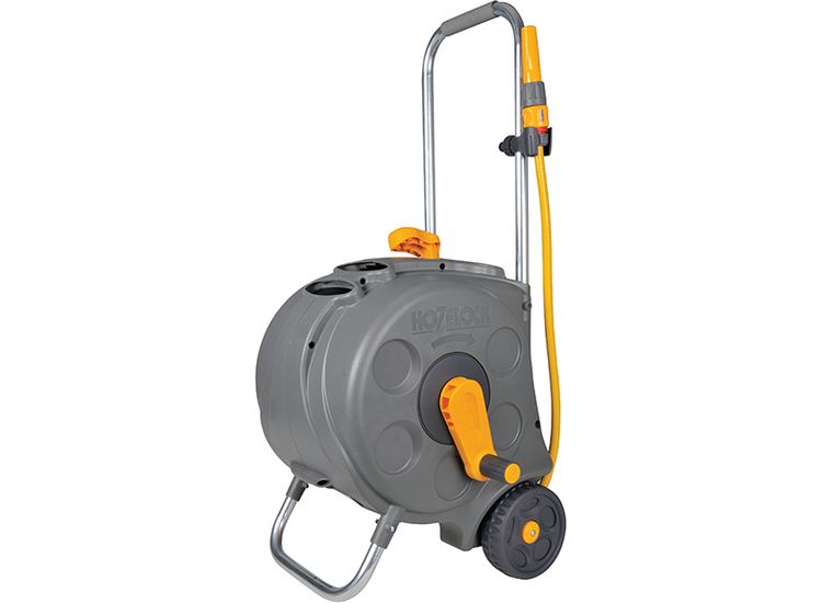 Hozelock 2416 Freestanding Compact Hose Reel + 30m of 12.5mm Hose