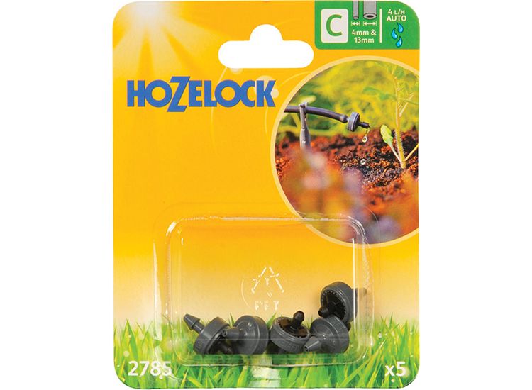 Hozelock 2785 End Line Pressure Dripper 4mm/13mm (Pack 5)