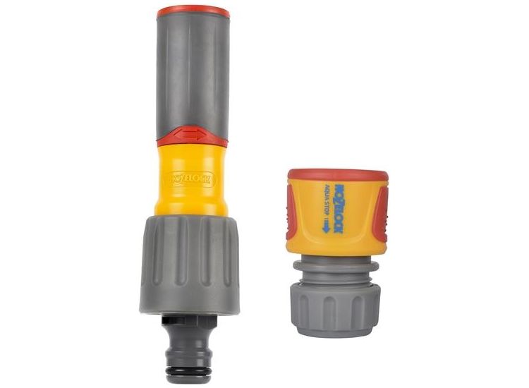 Hozelock 3-in-1 Nozzle &amp; AquaStop Connector