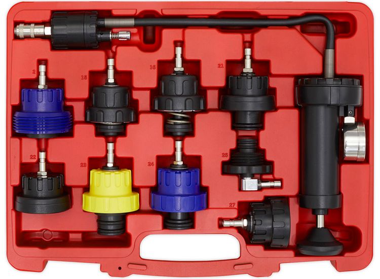 Sealey VS0013 Cooling System Pressure Test Kit 10pc